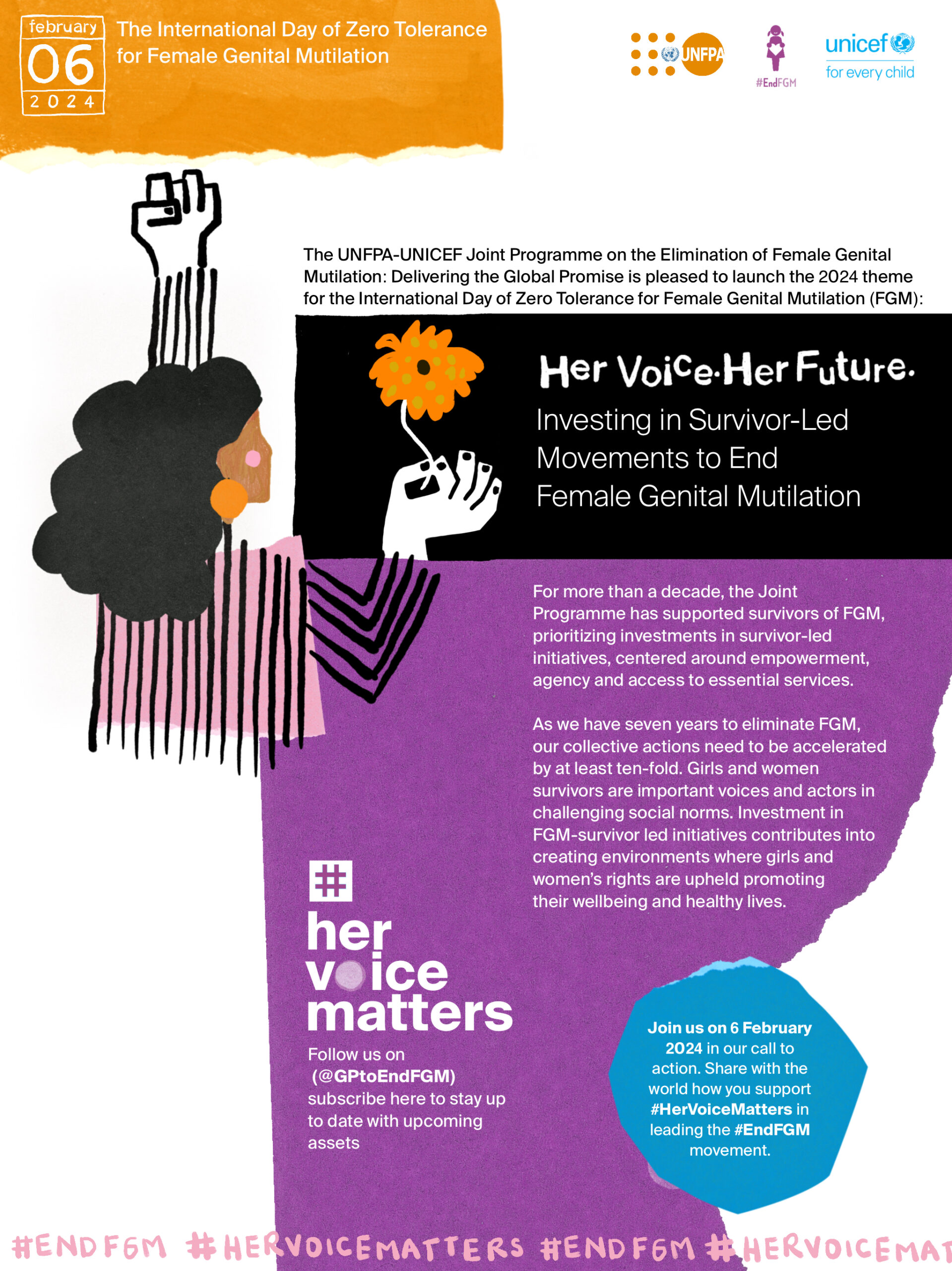 International Day of Zero Tolerance to Female Genital Mutilation: Her Voice. Her Future
